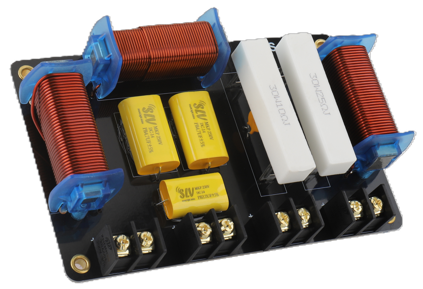 SLV S-725 Professional Crossover Network – High-Power Audio Filter Board For Dual 15inch Top