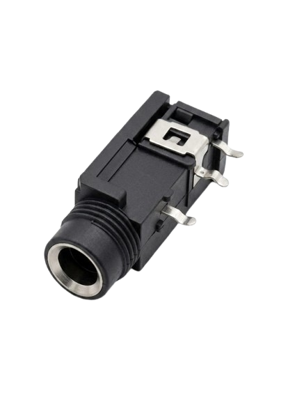 A217NN 3.5mm Female Audio Jack Socket PCB Mount – Stereo AUX Connector with Switching Contact