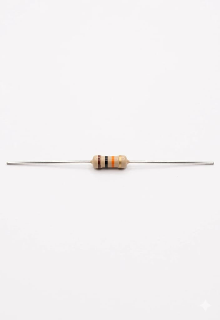 C32 10k Ohm Carbon Film Resistor – 1/4 Watt (0.25W) ±5% Tolerance – Standard Through-Hole Axial Resistor (50PCS)