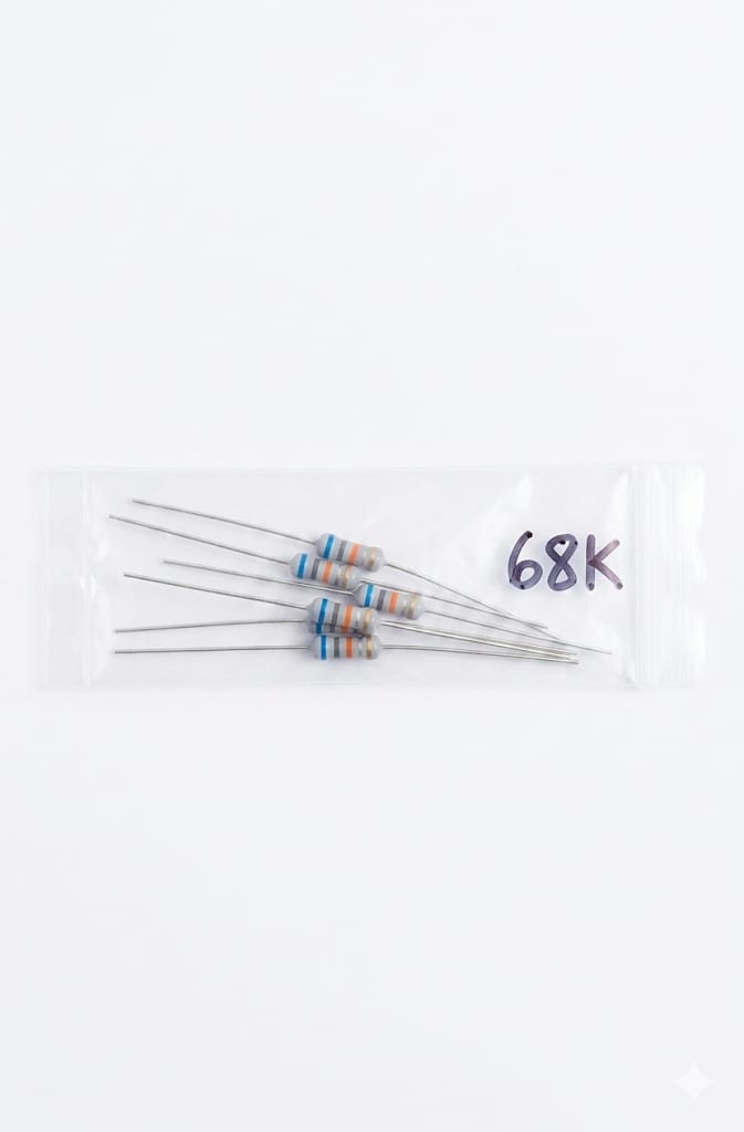 C79 68K Ohm Carbon Film Resistor (1/4 Watt) (5PCS)