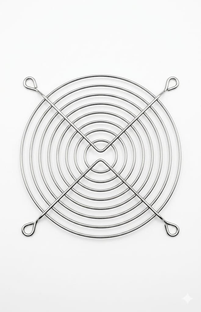 C87 3U Rack-Mount Fan Grill Guard - Heavy Duty Metal Finger Guard