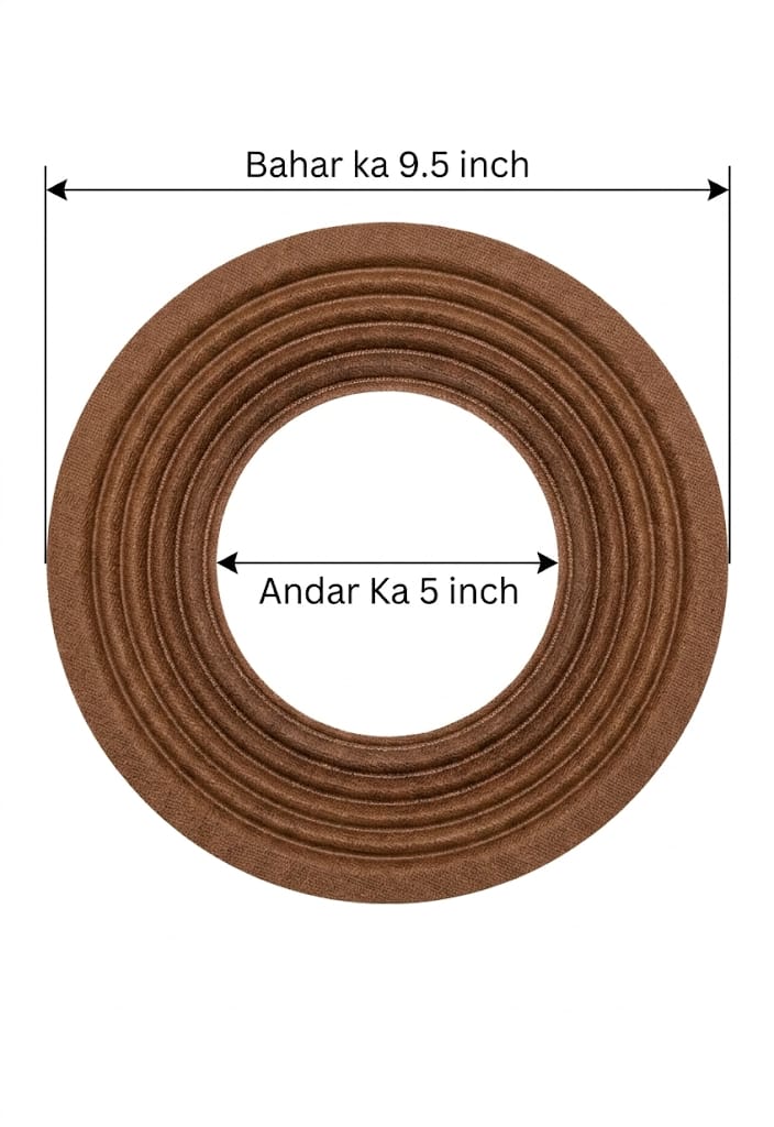 S8 9.5 Inch Speaker Spider (5 Inch Inner Diameter) – Premium Fabric Damper for Woofer Repair & Recone