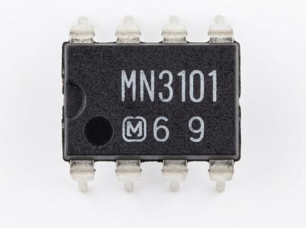 A160 Panasonic MN3101 BBD Clock Generator Driver IC, CMOS Low Voltage, 8-Pin DIP for Analog Audio Effects
