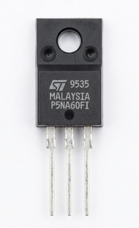 A298 STP5NA60FI N-Channel Power MOSFET - 600V 4.5A ISOWATT220 Package