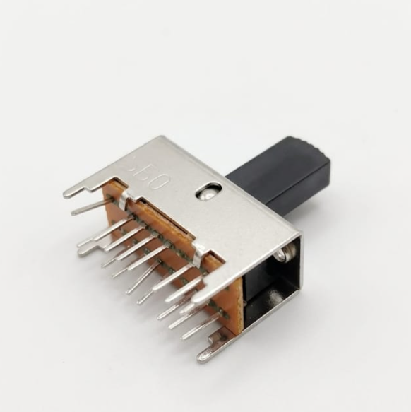 A211 12-Pin Slide Switch for DJ Mixers & Amplifiers - 4P3T Mode Selector