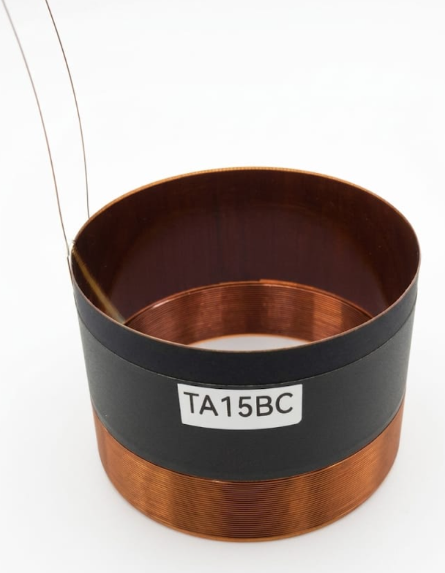 TA15BC Replacement Voice Coil – 3-Inch Copper Coil for 15-Inch Full Range Speakers