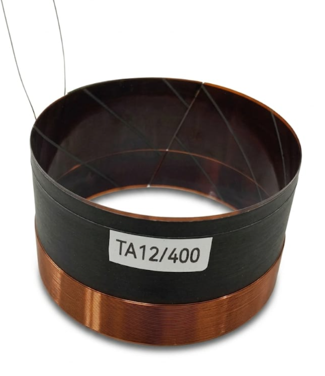 TA12/400 Replacement Voice Coil – 3-Inch Copper Coil for 12-Inch Pro Audio Speakers
