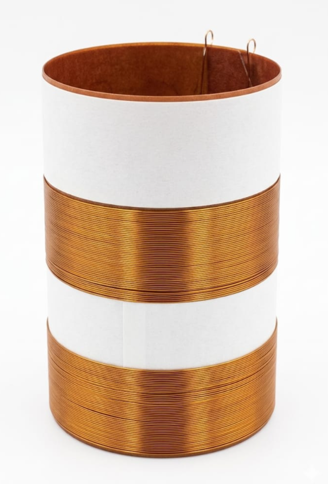 4.5-Inch Copper Voice Coil for TA21N-45 Neodymium Subwoofer | High-Power Audio Spare