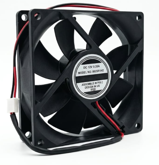 2U Industrial Cooling Fan for Power Amplifiers - High CFM