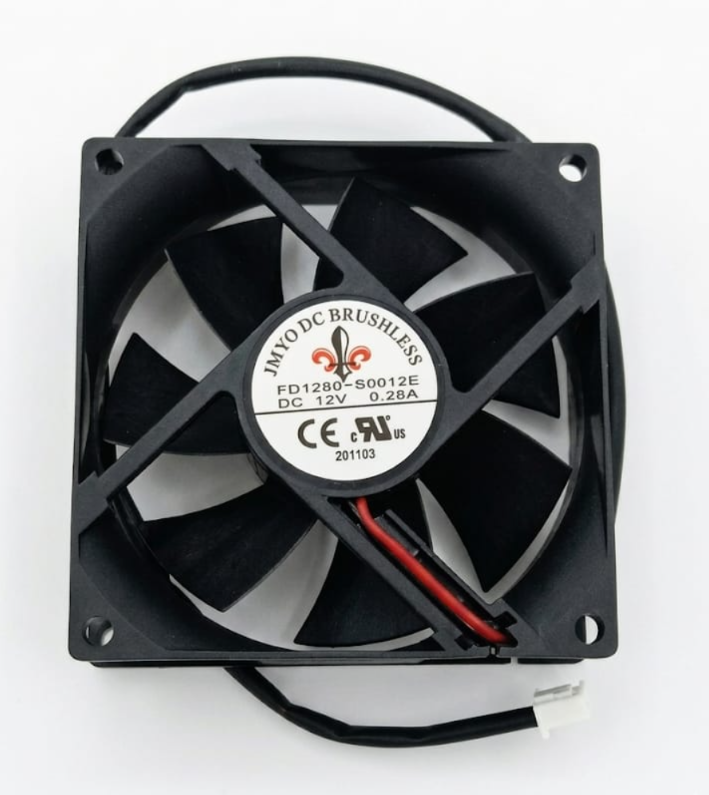 JMYO 12V DC 80mm Brushless Cooling Fan for CPU Cabinet & Electronics
