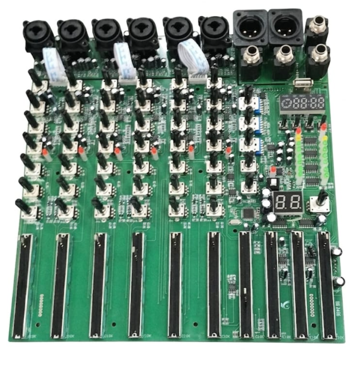 ECM-6 6-Channel Audio Mixer Mainboard PCB - Replacement Assembly