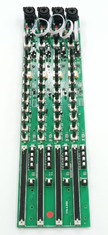 Universal 4-Channel Input Strip PCB for MIX Series (16, 24, 32 Channel Models)