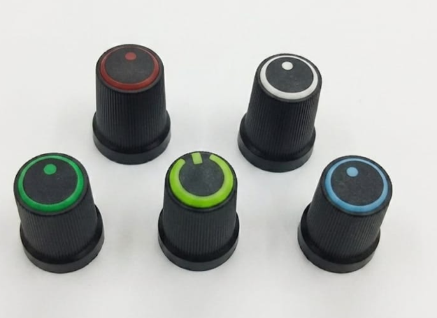 H21 Replacement Rotary Potentiometer Knobs for Audio Mixers - Multi-Color Pack