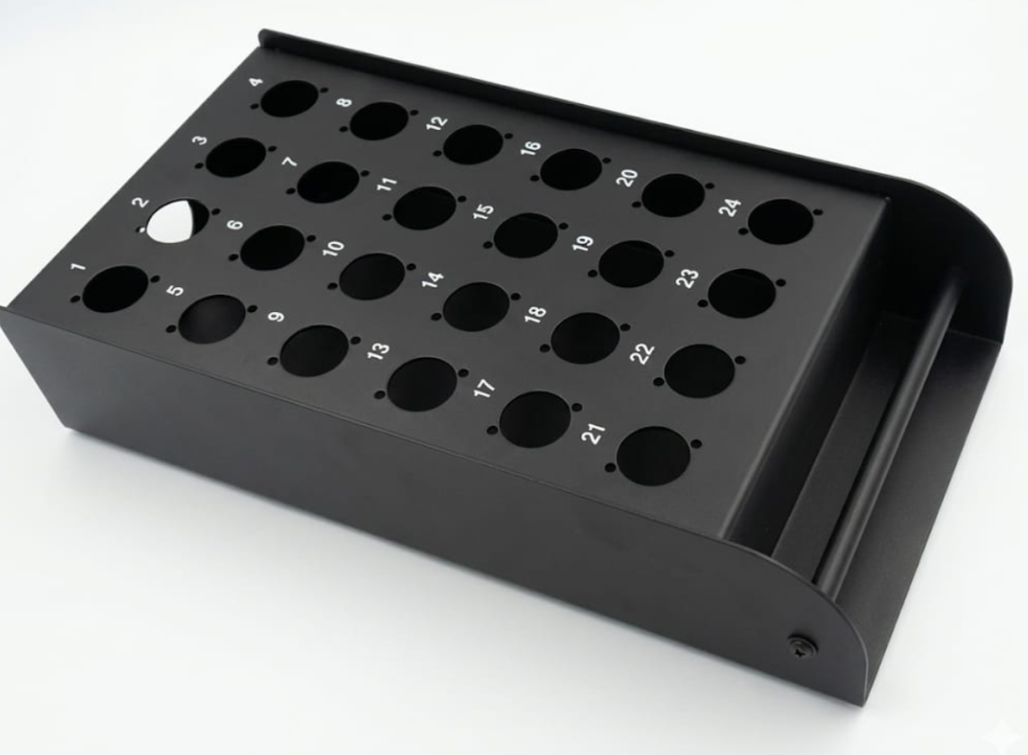 Pro Audio EMPTY 24-Channel Empty Stage Box Shell with Handle