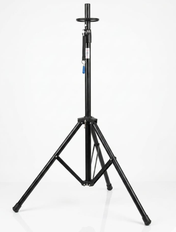 Heavy-Duty Professional Tripod Speaker Stand | Adjustable Height PA Speaker Mount