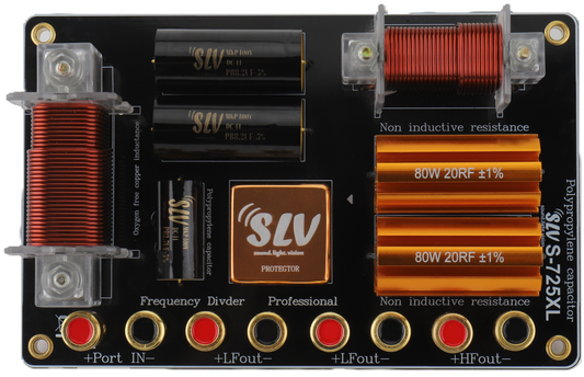 SLV S-725XL Professional 2-Way Crossover Network – High Power Frequency Divider