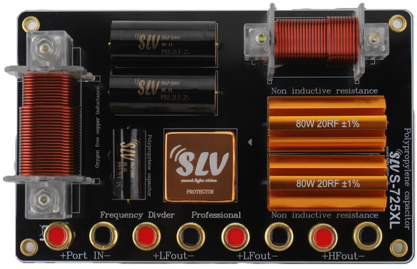 SLV S-725XL Professional 2-Way Crossover Network – High Power Frequency Divider