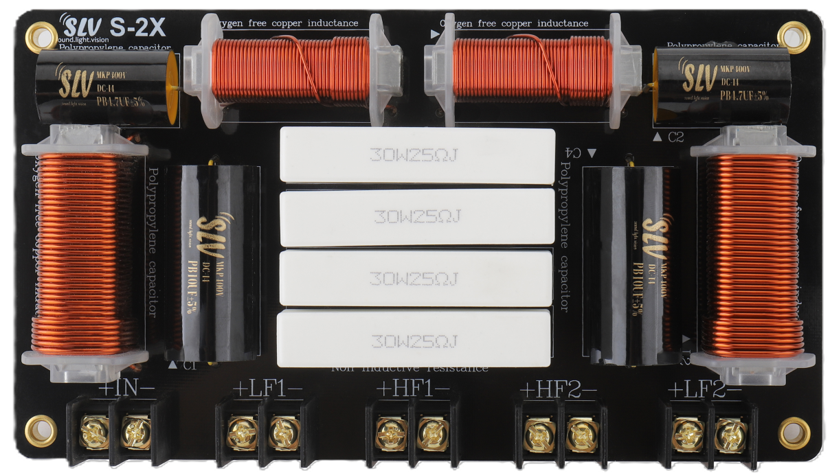 SLV S-2X Professional Audio Crossover Network For Dual 12 Dual HF Line Array