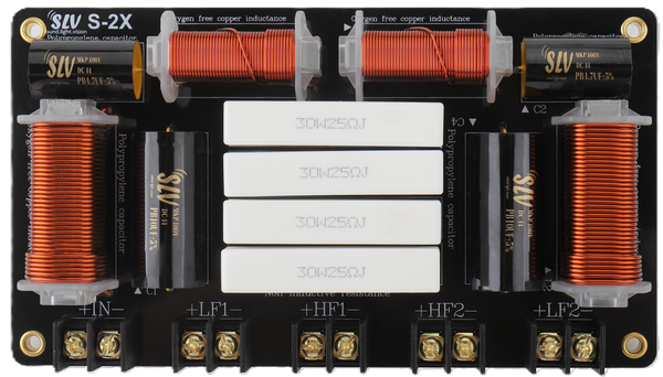 SLV S-2X Professional Audio Crossover Network For Dual 12 Dual HF Line Array