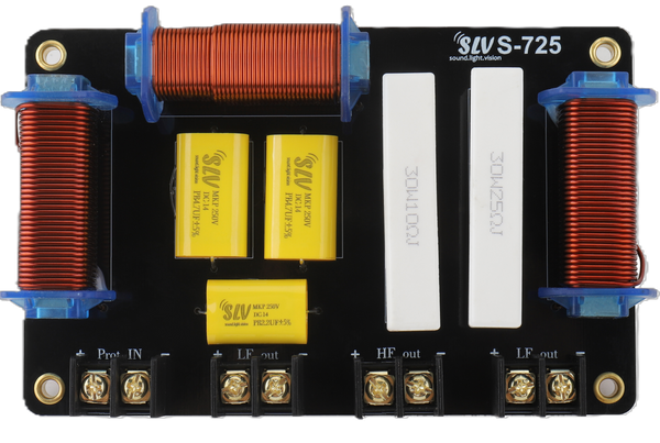 SLV S-725 Professional Crossover Network – High-Power Audio Filter Board For Dual 15inch Top