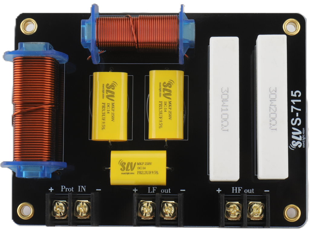 SLV S-715 Professional 2-Way Speaker Crossover – Best For Stage Monitors
