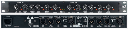 TA-234 XL Analog Crossover – Professional 2/3/4 Way Audio Processor