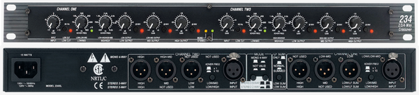 TA-234 XL Analog Crossover – Professional 2/3/4 Way Audio Processor