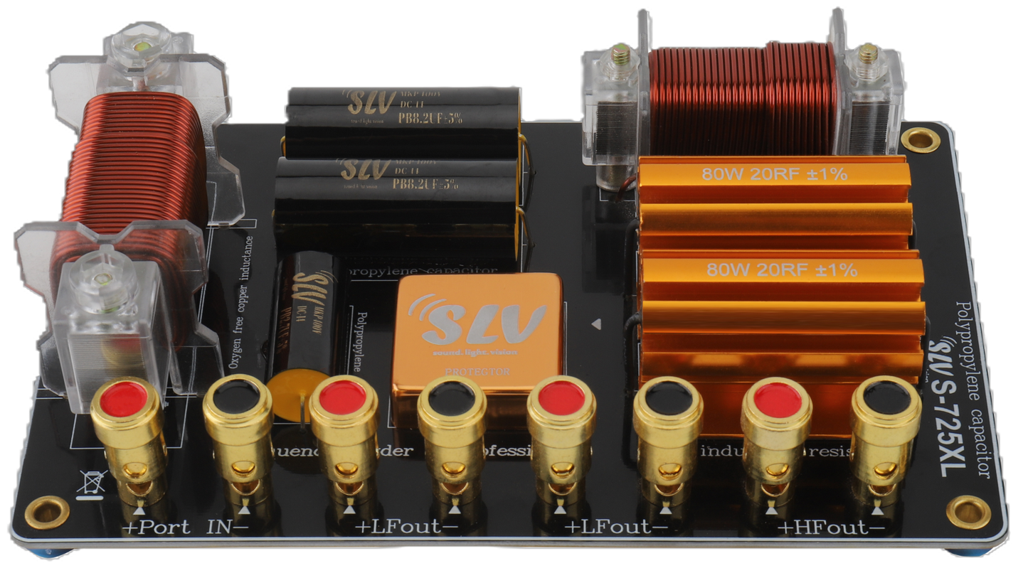 SLV S-725XL Professional 2-Way Crossover Network – High Power Frequency Divider