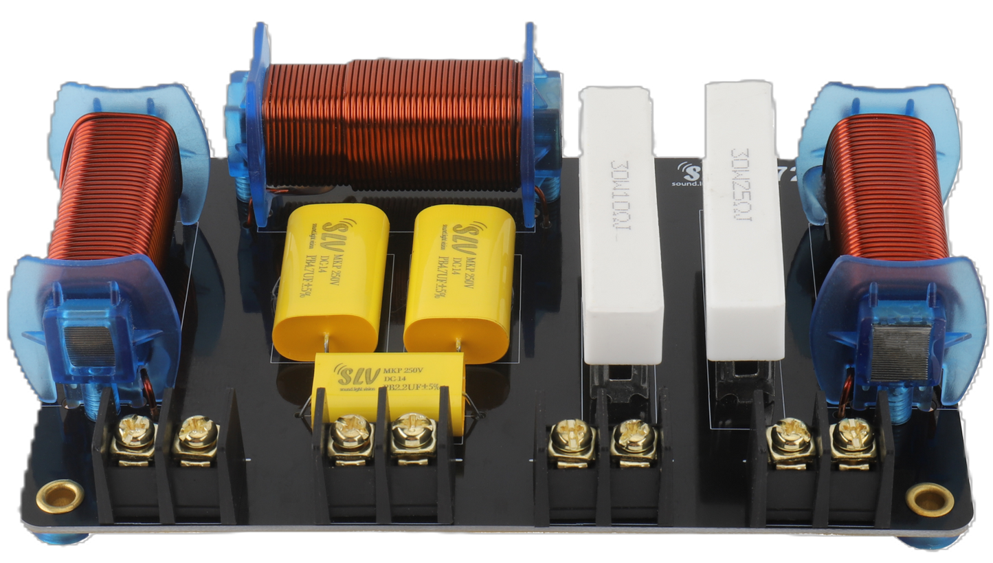 SLV S-725 Professional Crossover Network – High-Power Audio Filter Board For Dual 15inch Top