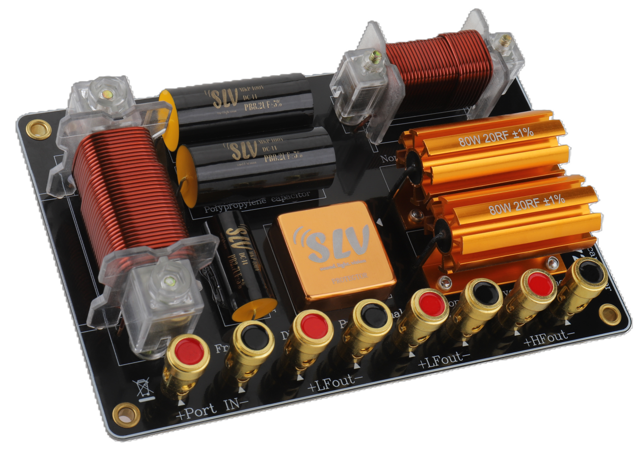 SLV S-725XL Professional 2-Way Crossover Network – High Power Frequency Divider