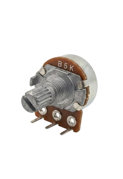 A243 B5K Rotary Potentiometer – 5K Ohm Volume Control (Linear Taper, 3-Pin)