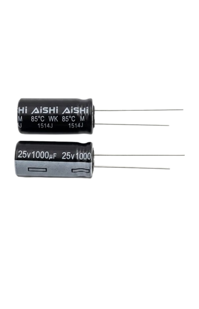 A259 1000µF 25V Electrolytic Capacitor – High Capacity Radial Lead Capacitor