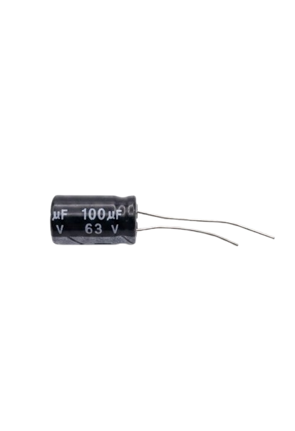 A263 100µF 63V Electrolytic Capacitor – Radial Lead High Performance Capacitor