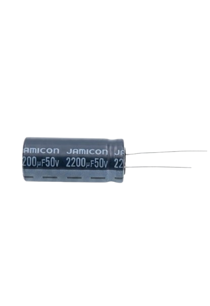 A330 2200µF 50V Electrolytic Capacitor – Jamicon Radial Aluminum Capacitor for Power Supply & Audio Applications