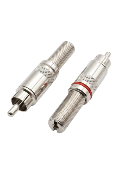 A397 RCA Male Connector (Metal Body)