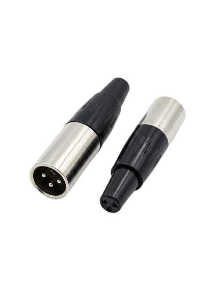 A399 Mini XLR Male Connector (3-Pin)
