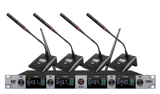 SLV A440 UHF WIRELESS DESK MIC SET