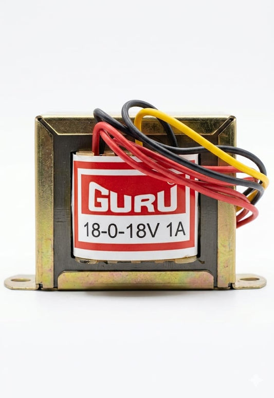 C102 18-0-18V 1A Step-Down Transformer (Center-Tapped) – Heavy Duty Power Transformer