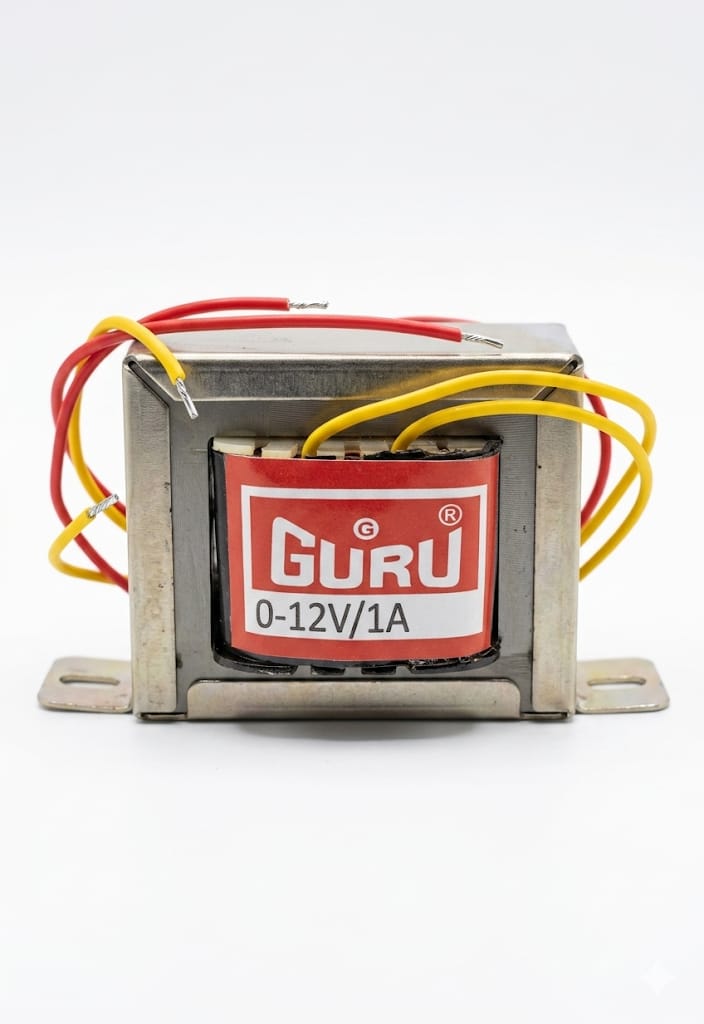 C103 Guru 0–12V 1A Step-Down Transformer – Compact AC Power Transformer