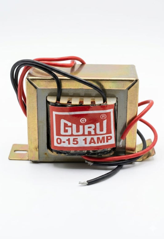 C104 Guru 0–15V 1A Step-Down Transformer – Heavy-Duty AC Power Transformer