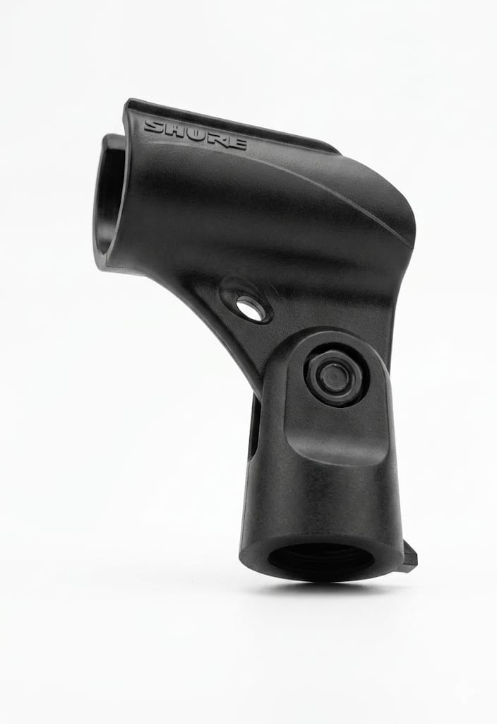 C133 Shure Adjustable Microphone Clip Holder – Durable Stand Mount Adapter