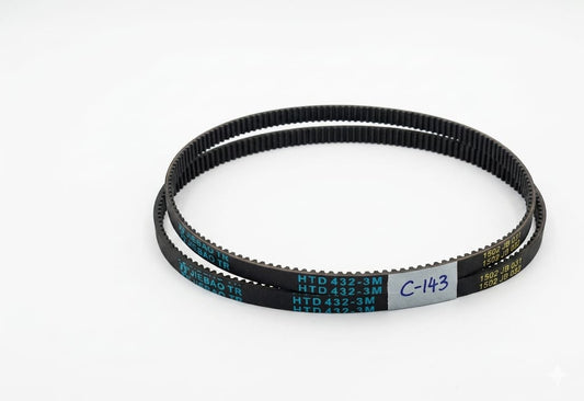 C142 HTD 432-3M Timing Belt – High Torque Drive Rubber Synchronous Belt for Industrial Use