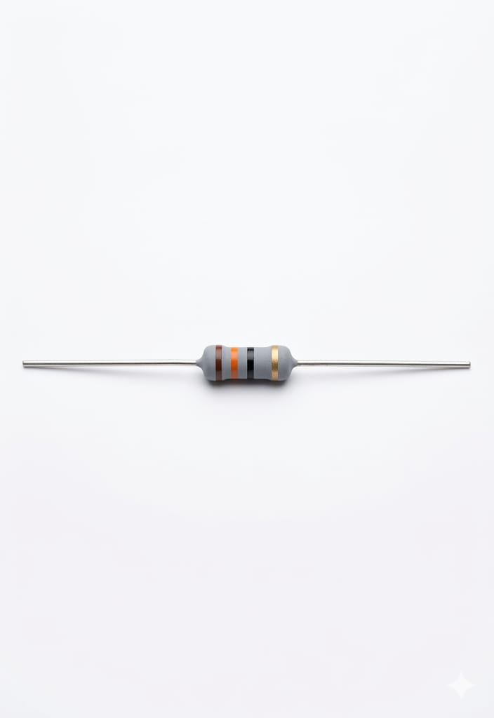 C34 13 Ohm Metal Oxide Film Resistor – 1 Watt (1W) ±5% Tolerance – High-Temperature Power Resistor  (32PCS)