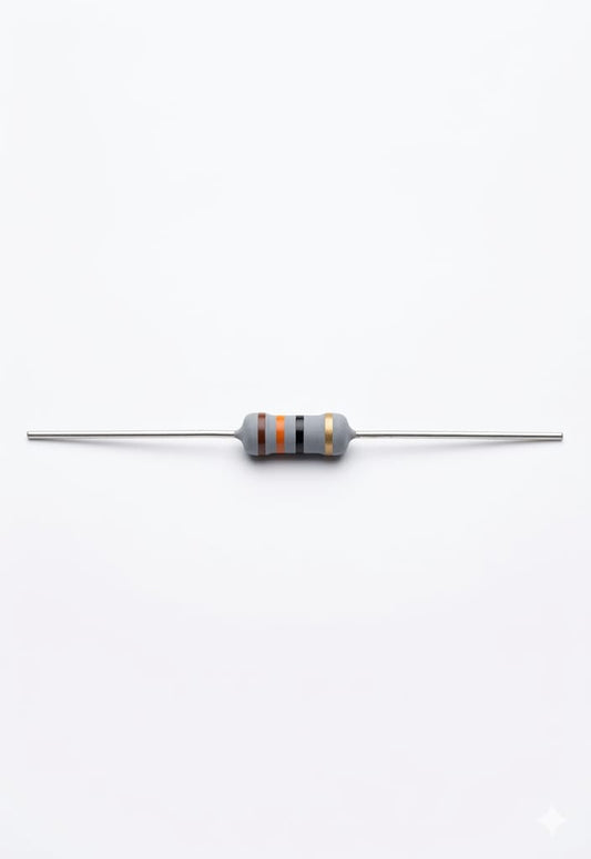 C34 13 Ohm Metal Oxide Film Resistor – 1 Watt (1W) ±5% Tolerance – High-Temperature Power Resistor  (32PCS)