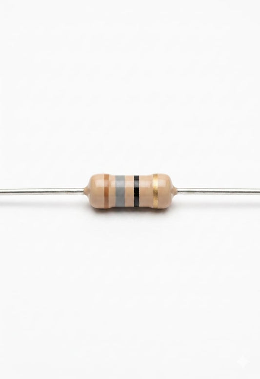 C46 18 Ohm Resistor – 1/4 Watt (0.25W) ±5% Tolerance – Carbon Film Through-Hole Axial Resistor(10PCS)