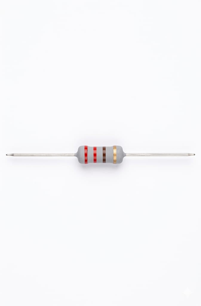 C50 220 Ohm Resistor – 1/4 Watt (0.25W) ±5% Tolerance – Metal Film Through-Hole Axial Resistor(9PCS)