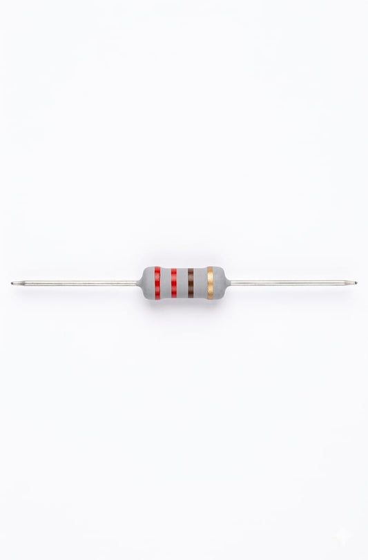 C50 220 Ohm Resistor – 1/4 Watt (0.25W) ±5% Tolerance – Metal Film Through-Hole Axial Resistor(9PCS)