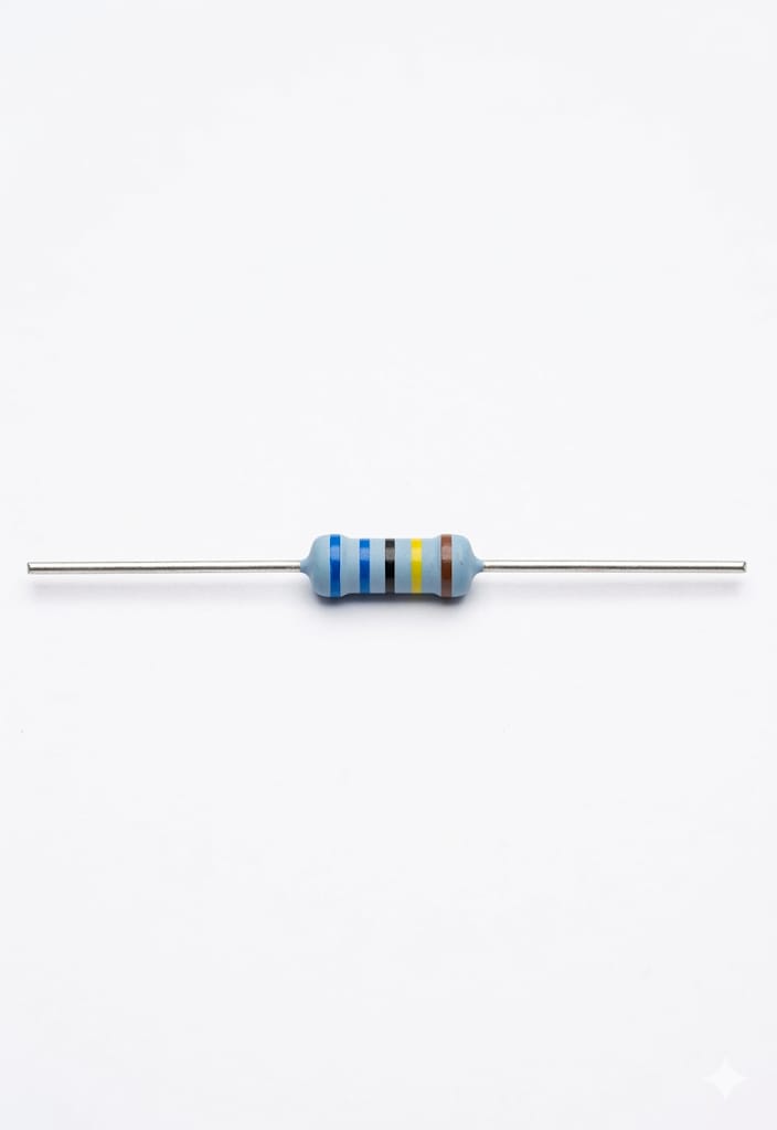 C52 6.6M Ohm Metal Film Resistor – 1/4 Watt (0.25W) ±1% Precision – Through-Hole Axial Lead (55PCS)