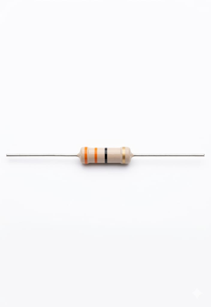 C55 550k Ohm Resistor – 1/4 Watt (0.25W) ±5% Tolerance – Carbon Film Through-Hole Axial Resistor(7PCS)