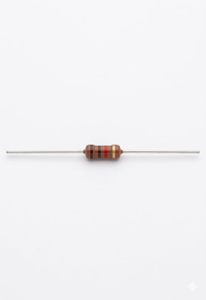 C56 1k Ohm Resistor – 1/4 Watt (0.25W) ±5% Tolerance – Carbon Film Through-Hole Axial Resistor (25PCS)